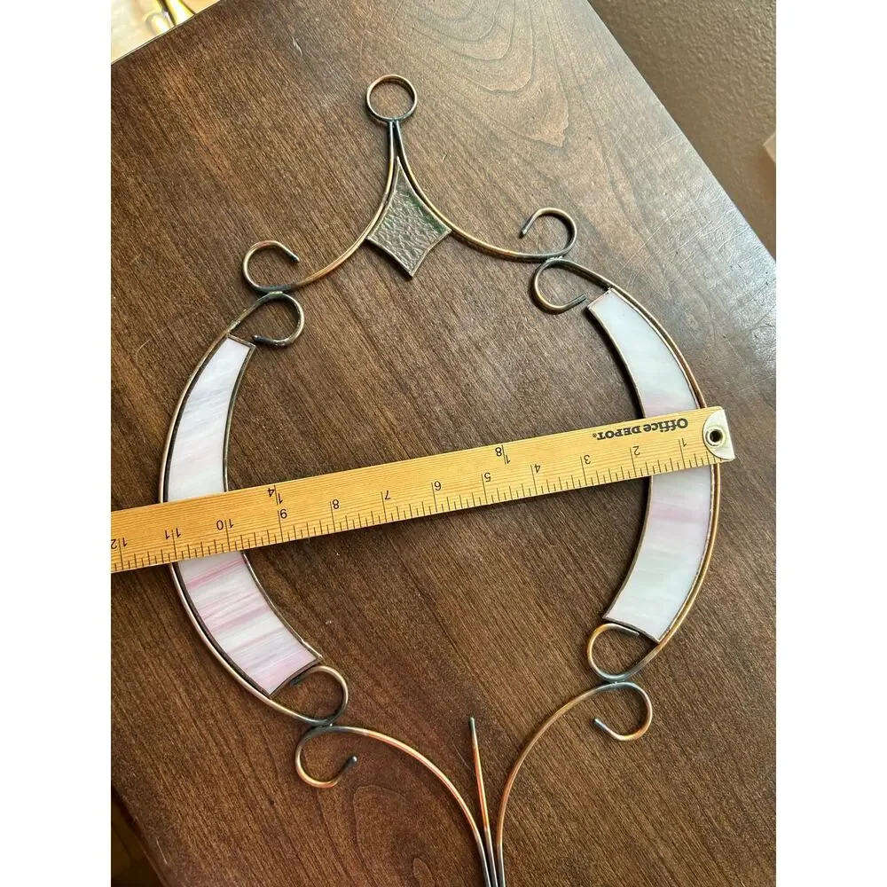 Vintage Stained Glass Plant Rooter Candle Holder Hanging Home Decor gift